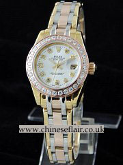Replica Rolex DateJust Diamond bezel Womens Watch